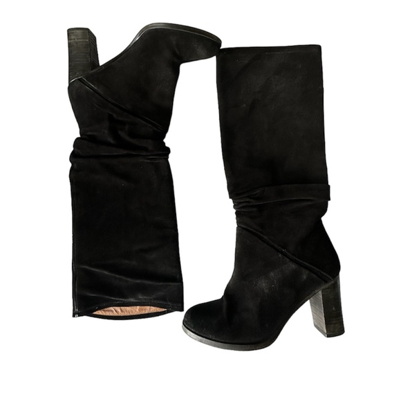 Free People Tennison Tall Boot Size 37 Black - Picture 5 of 8